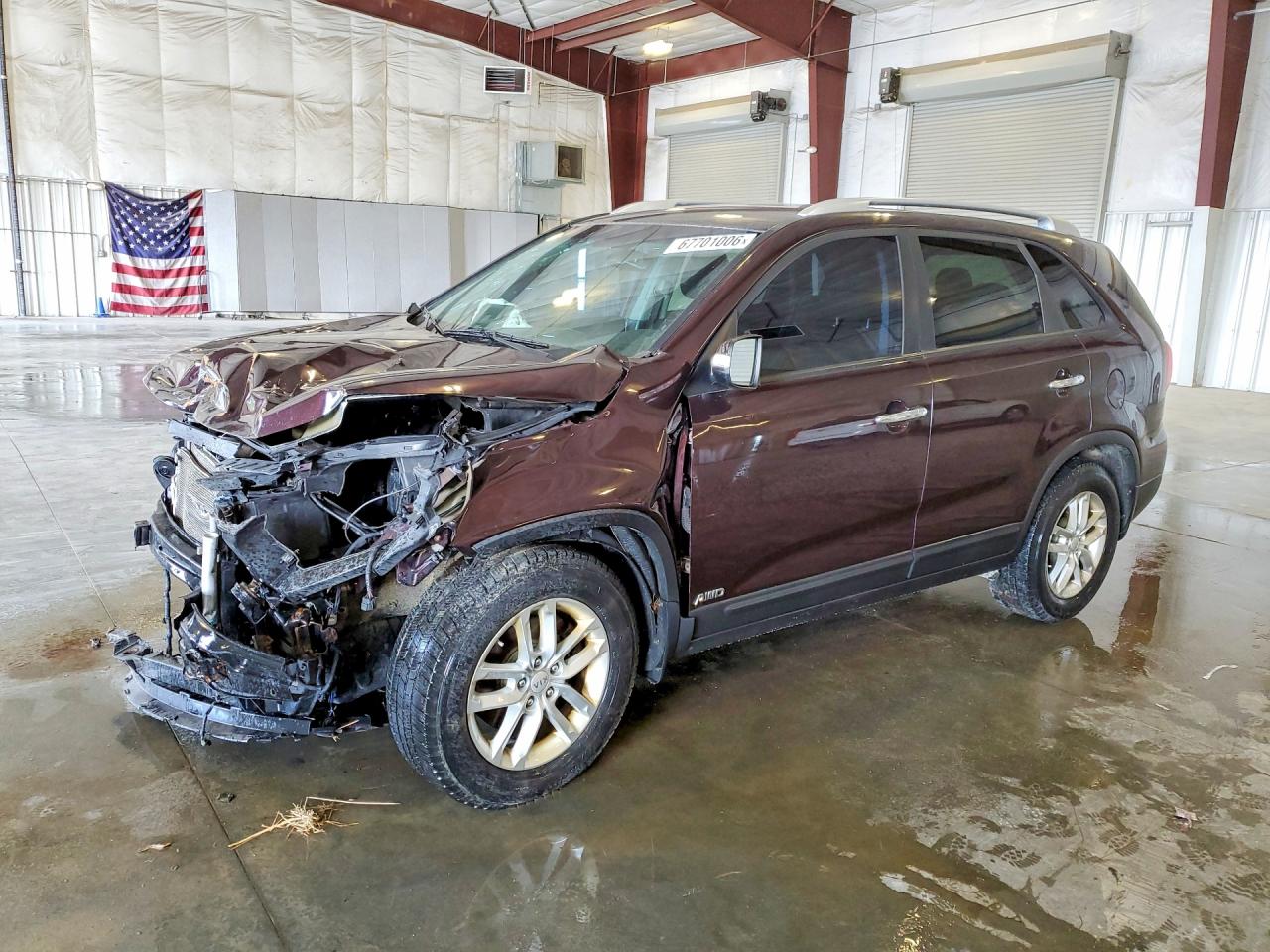 2014 KIA SORENTO LX | 5XYKTDA75EG450442 | UPCARS