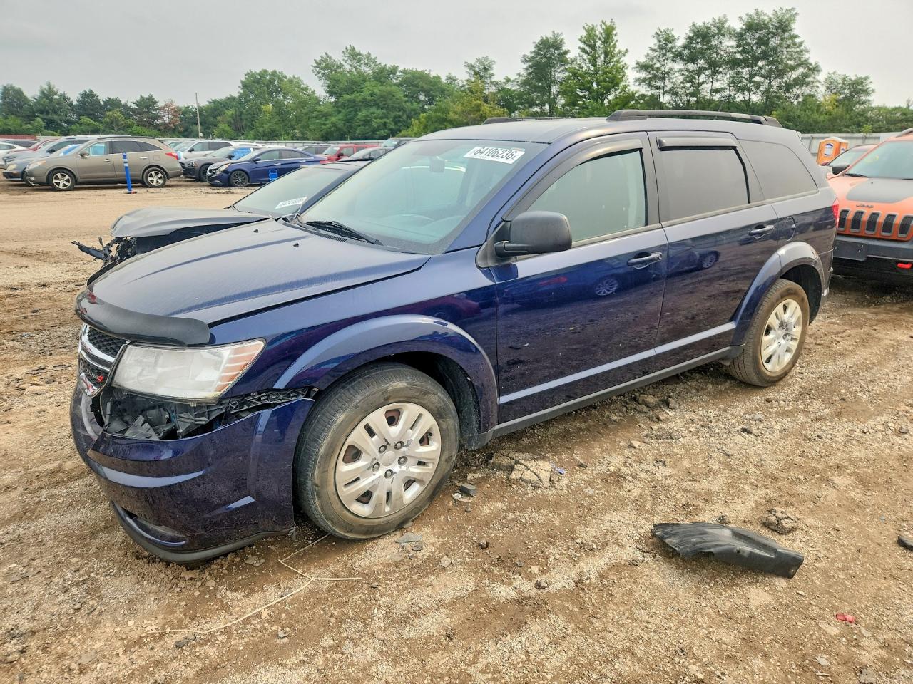 2017 DODGE JOURNEY SE | 3C4PDCABXHT709201 | UPCARS