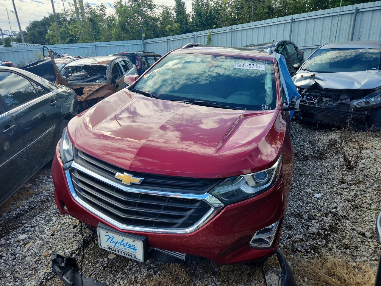2021 CHEVROLET EQUINOX LT | 3GNAXKEV2ML325829 | UPCARS