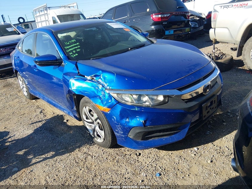 2017 HONDA CIVIC LX | 19XFC2F51HE208245 | UPCARS