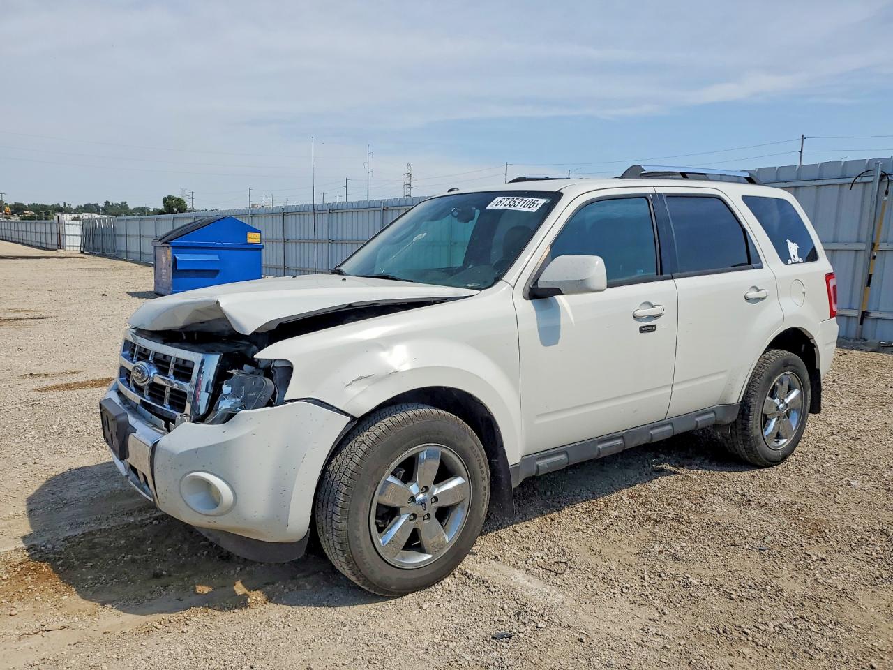 2011 FORD ESCAPE LIMITED | 1FMCU9EGXBKA37183 | UPCARS