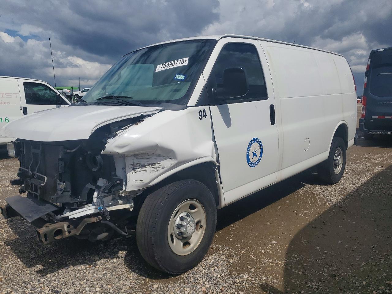 2017 CHEVROLET EXPRESS CARGO DELIVERY VAN | 1GCWGAFFXH1110857 | UPCARS
