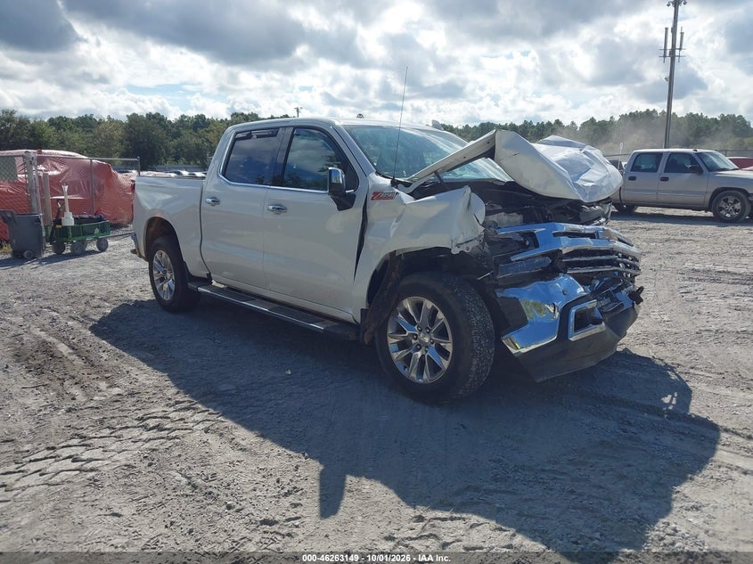 2022 CHEVROLET SILVERADO 1500 LTD 4WD  SHORT BED LTZ | 1GCUYGEDXNZ134337 | UPCARS