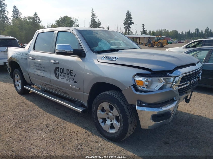 2022 RAM 1500 BIG HORN | 1C6RRFFG2NN383364 | UPCARS