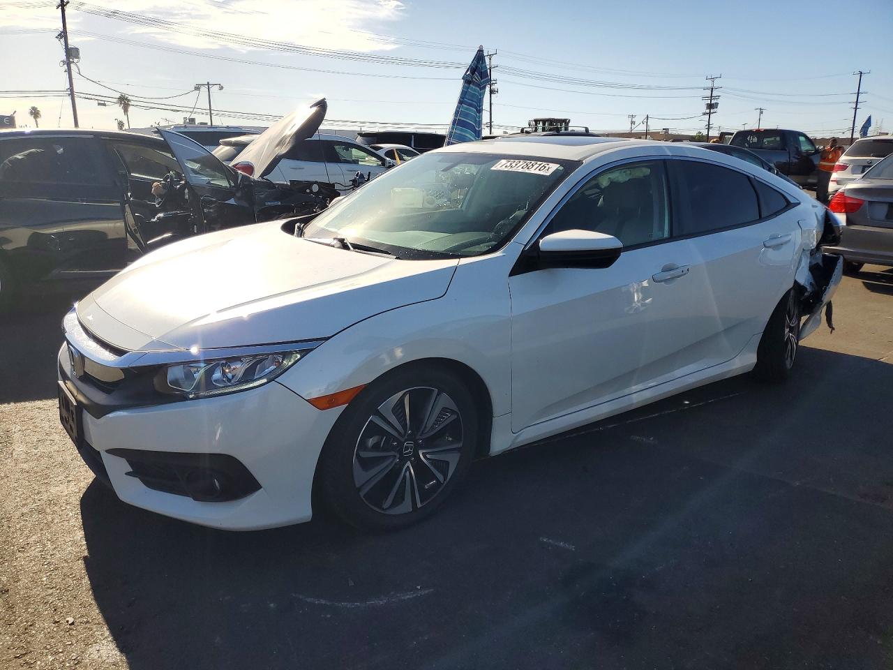 2018 HONDA CIVIC EXL | JHMFC1F74JX026989 | UPCARS
