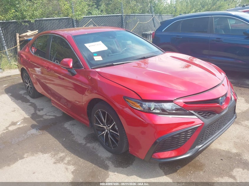 2022 TOYOTA CAMRY SE HYBRID | 4T1G31AK7NU043645 | UPCARS