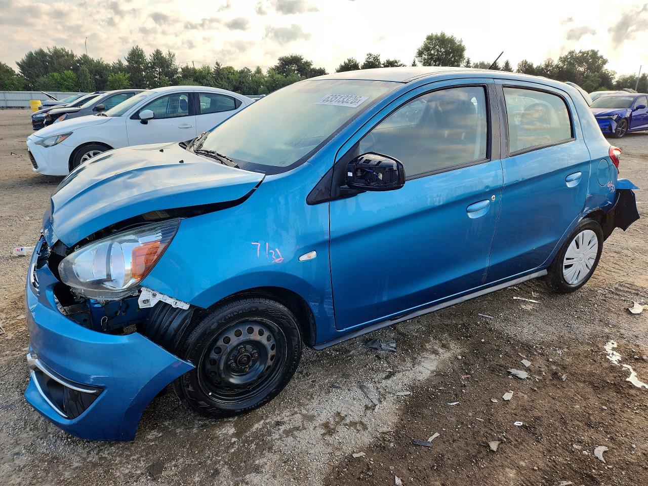 2017 MITSUBISHI MIRAG ES | ML32A3HJXHH003668 | UPCARS