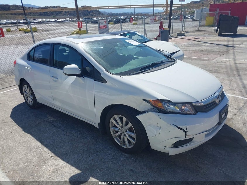 2012 HONDA CIVIC SDN EX | 19XFB2F87CE339735 | UPCARS