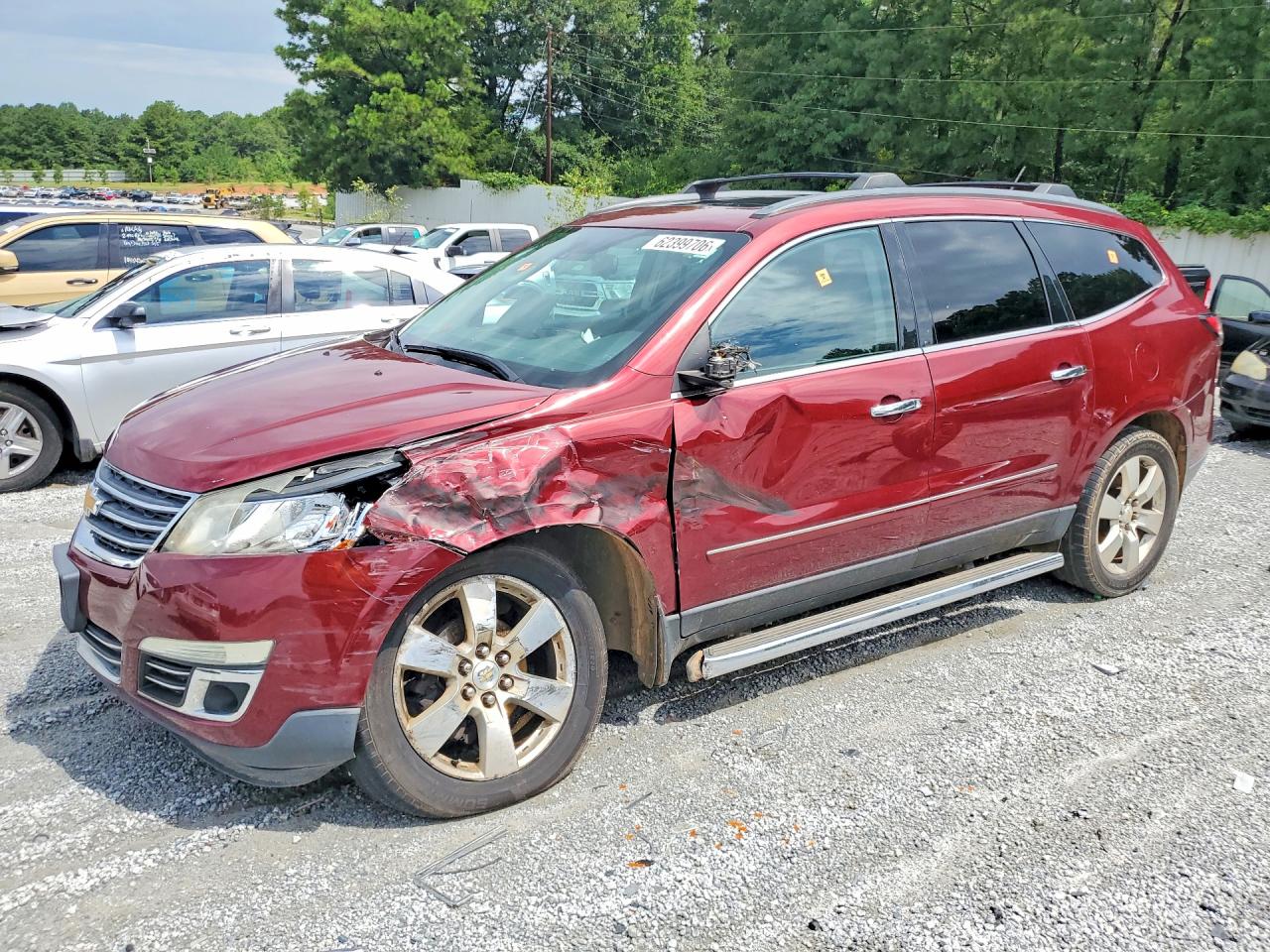 2015 CHEVROLET TRAVERSE LTZ | 1GNKRJKDXFJ103649 | UPCARS