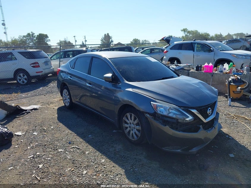 2019 NISSAN SENTRA S | 3N1AB7APXKY417821 | UPCARS