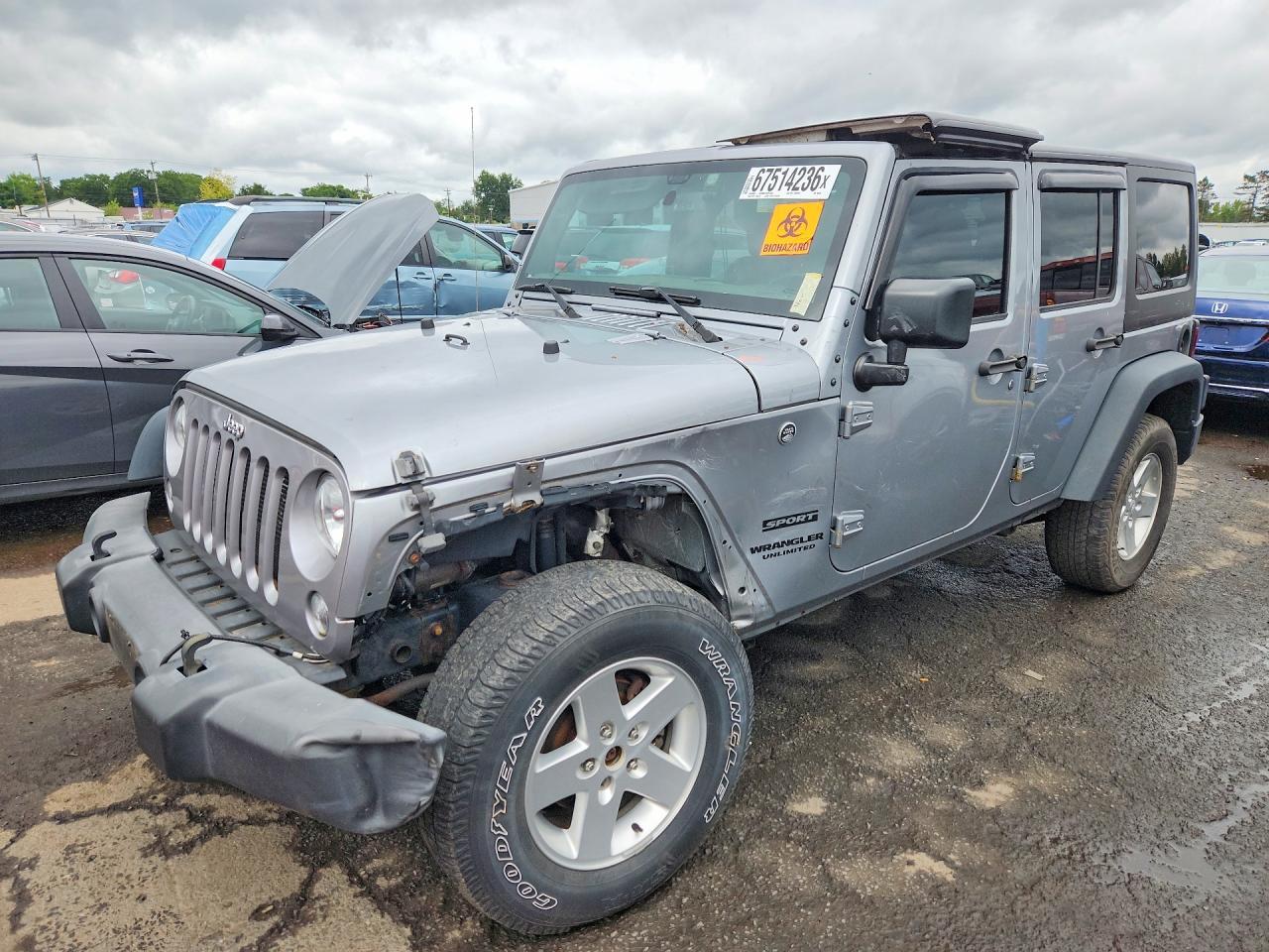 2016 JEEP WRANGLER SPORT | 1C4BJWDG2GL133741 | UPCARS