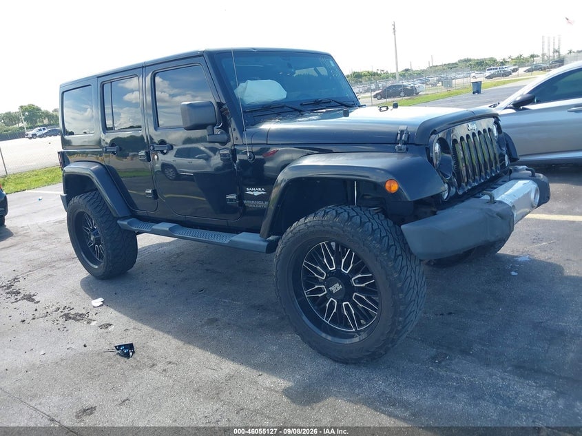 2014 JEEP WRANGLER UNLIMITED SAHARA | 1C4BJWEGXEL196257 | UPCARS