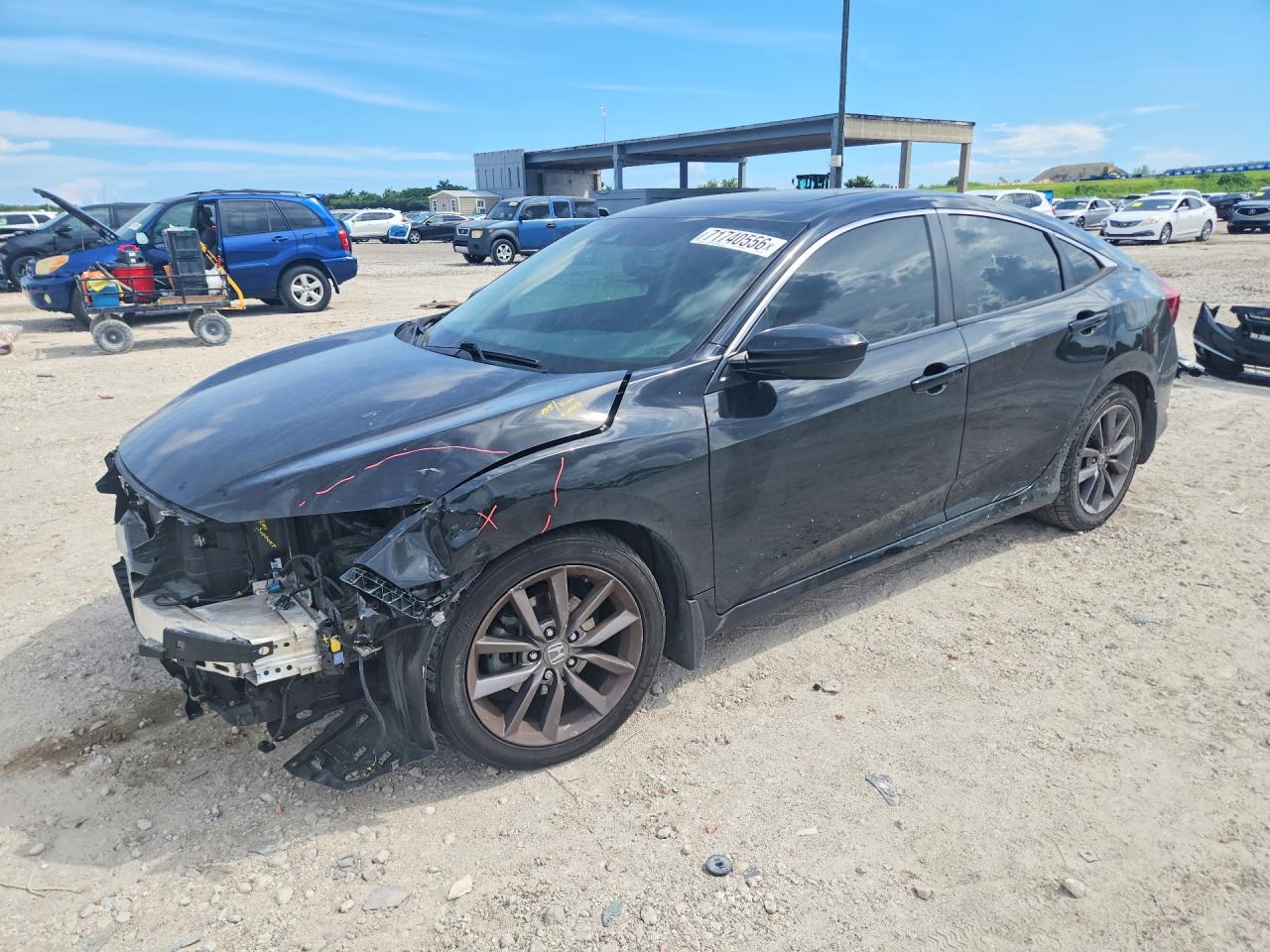 2021 HONDA CIVIC EXL | 19XFC1F72ME002678 | UPCARS