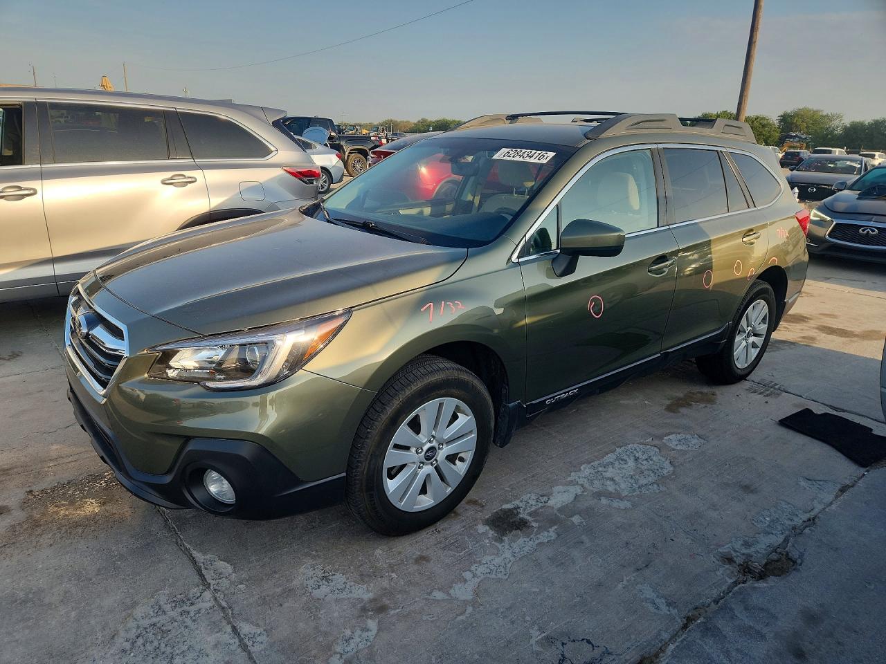 2019 SUBARU OUTBACK 2.5I PREMIUM | 4S4BSAFC5K3342485 | UPCARS