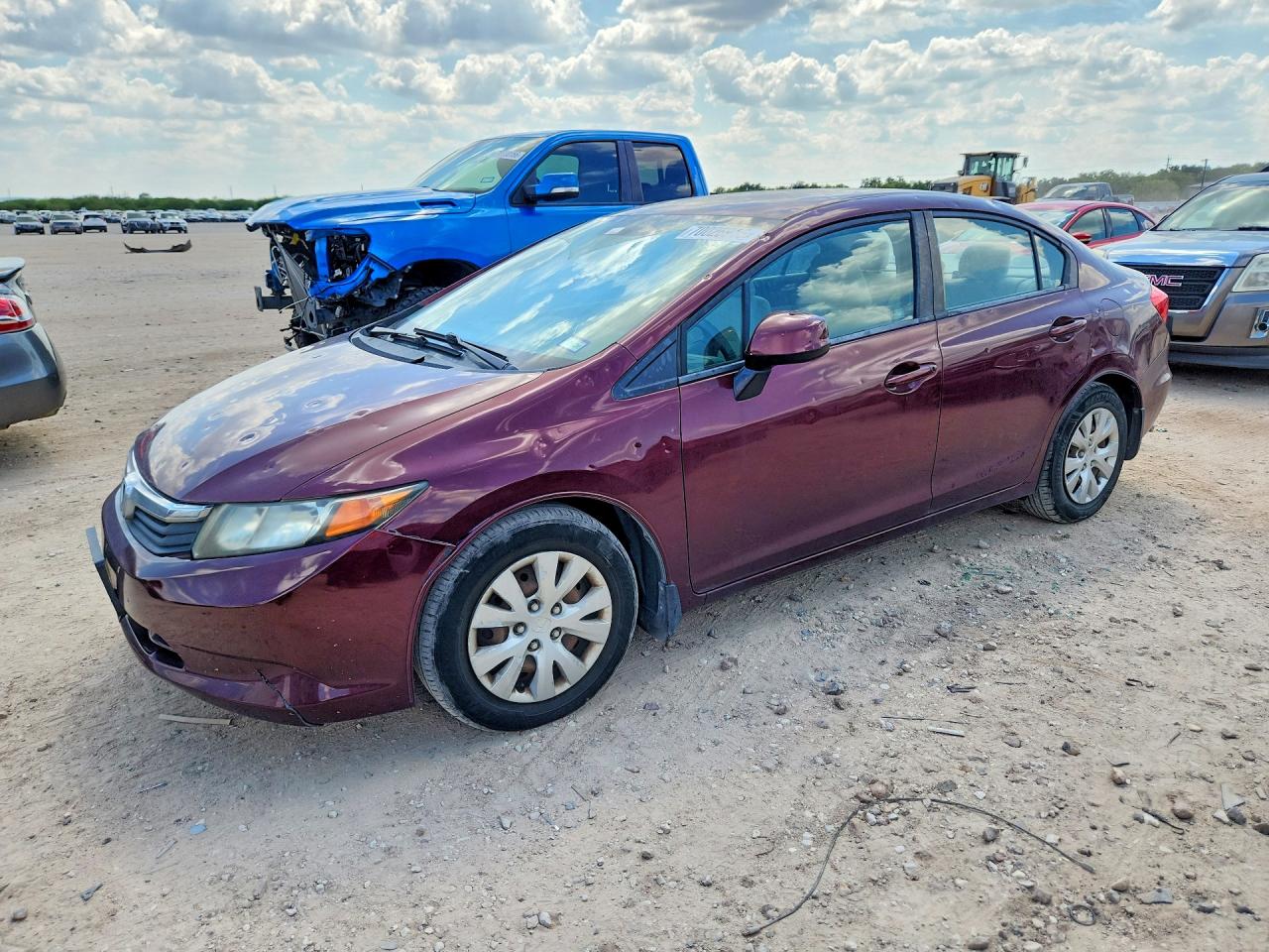 2012 HONDA CIVIC LX | 19XFB2F56CE380797 | UPCARS