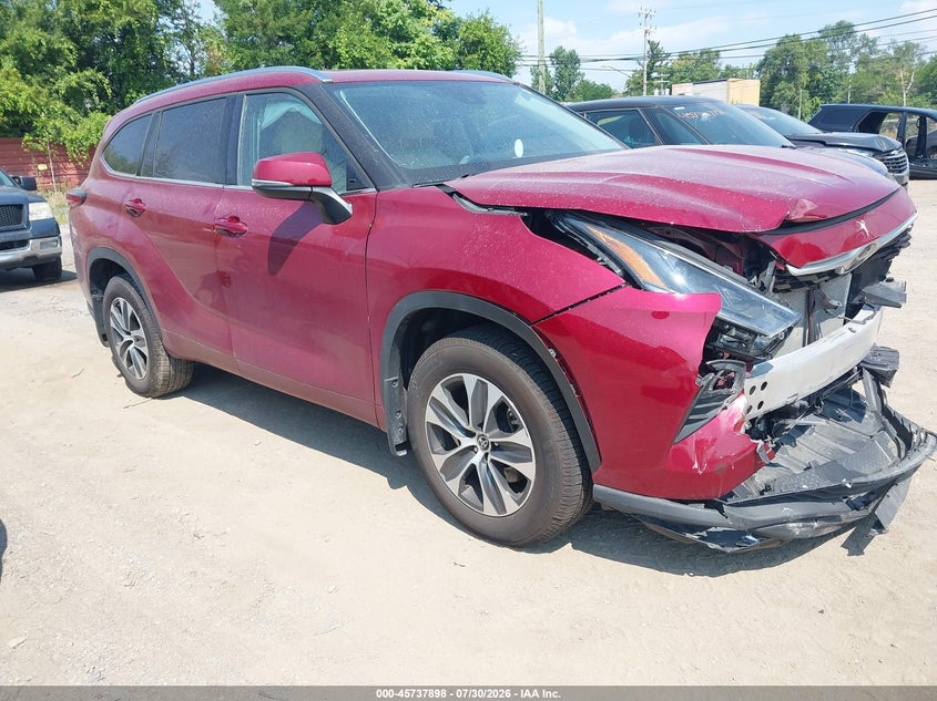 2021 TOYOTA HIGHLANDER XLE | 5TDGZRBH0MS550152 | UPCARS