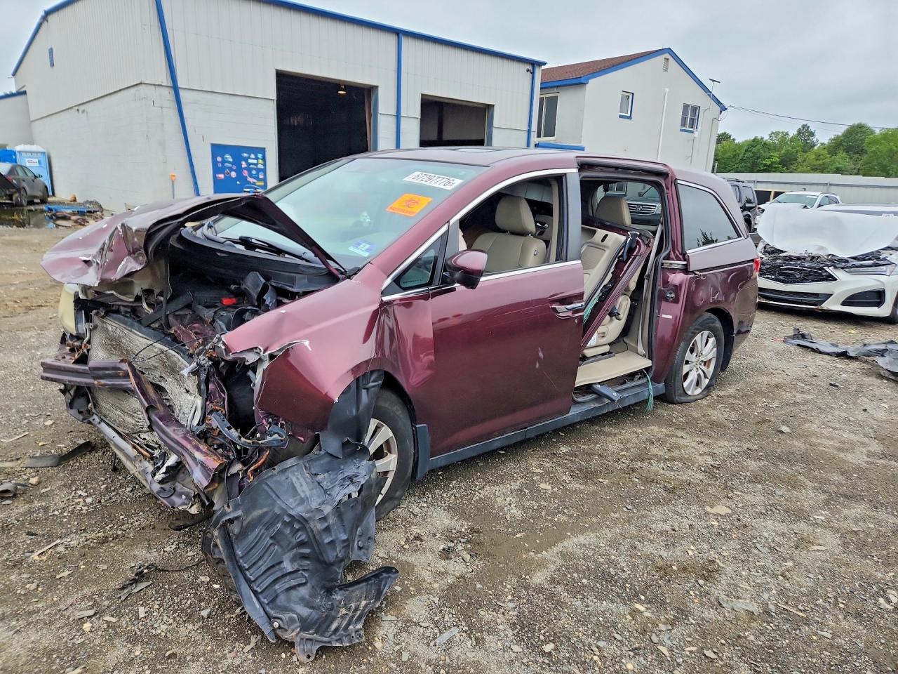 2015 HONDA ODYSSEY EXL | 5FNRL5H62FB063857 | UPCARS