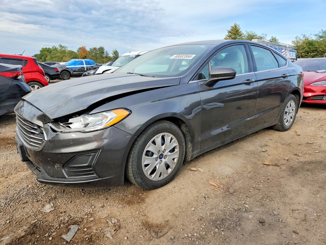 2019 FORD FUSION S | 3FA6P0G75KR230537 | UPCARS