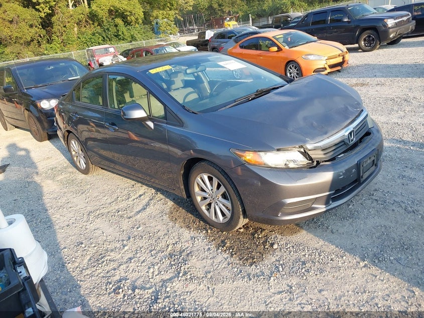 2012 HONDA CIVIC EX | 19XFB2F87CE071009 | UPCARS