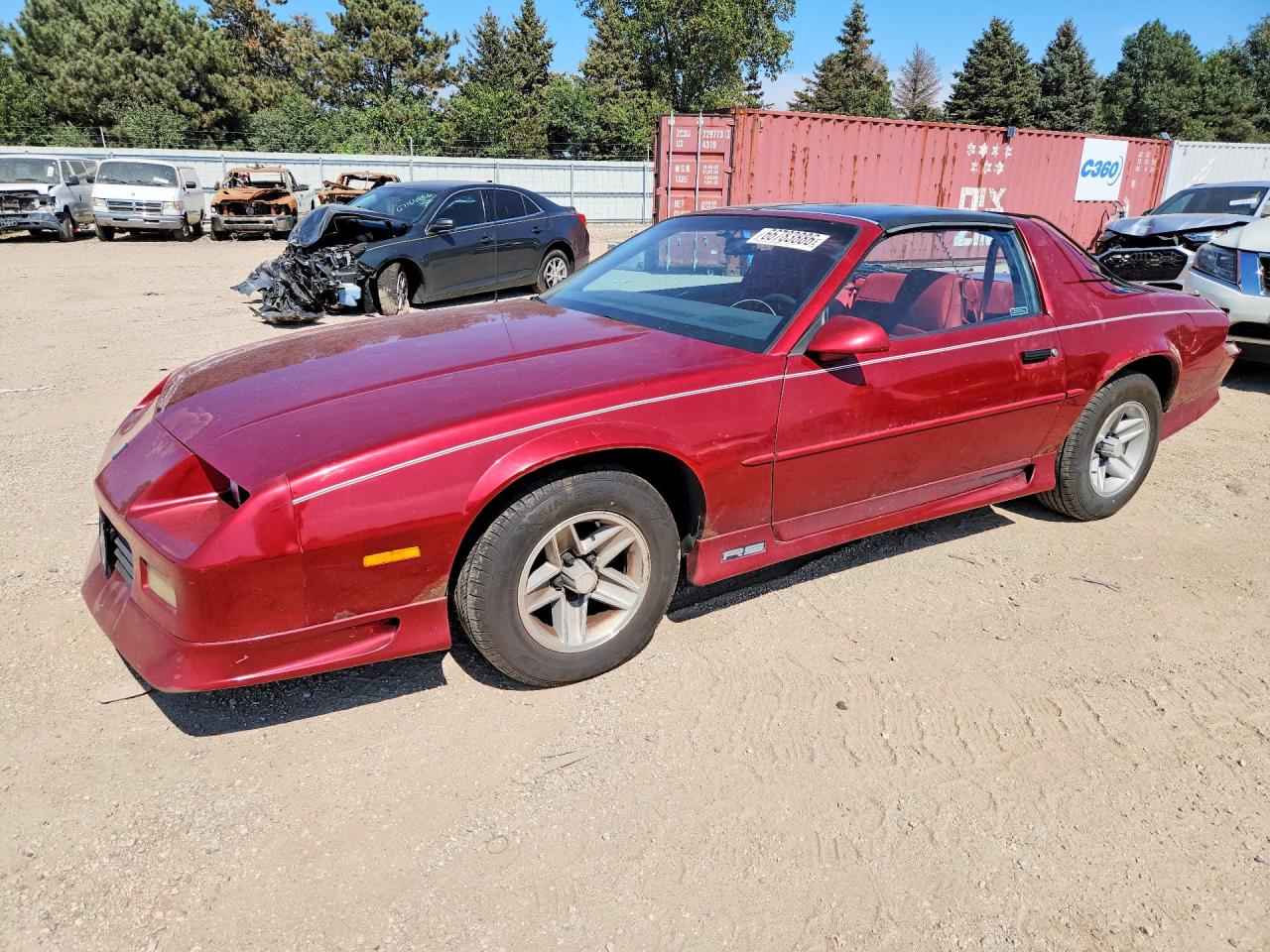 1992 CHEVROLET CAMARO RS | 1G1FP23E3NL113450 | UPCARS