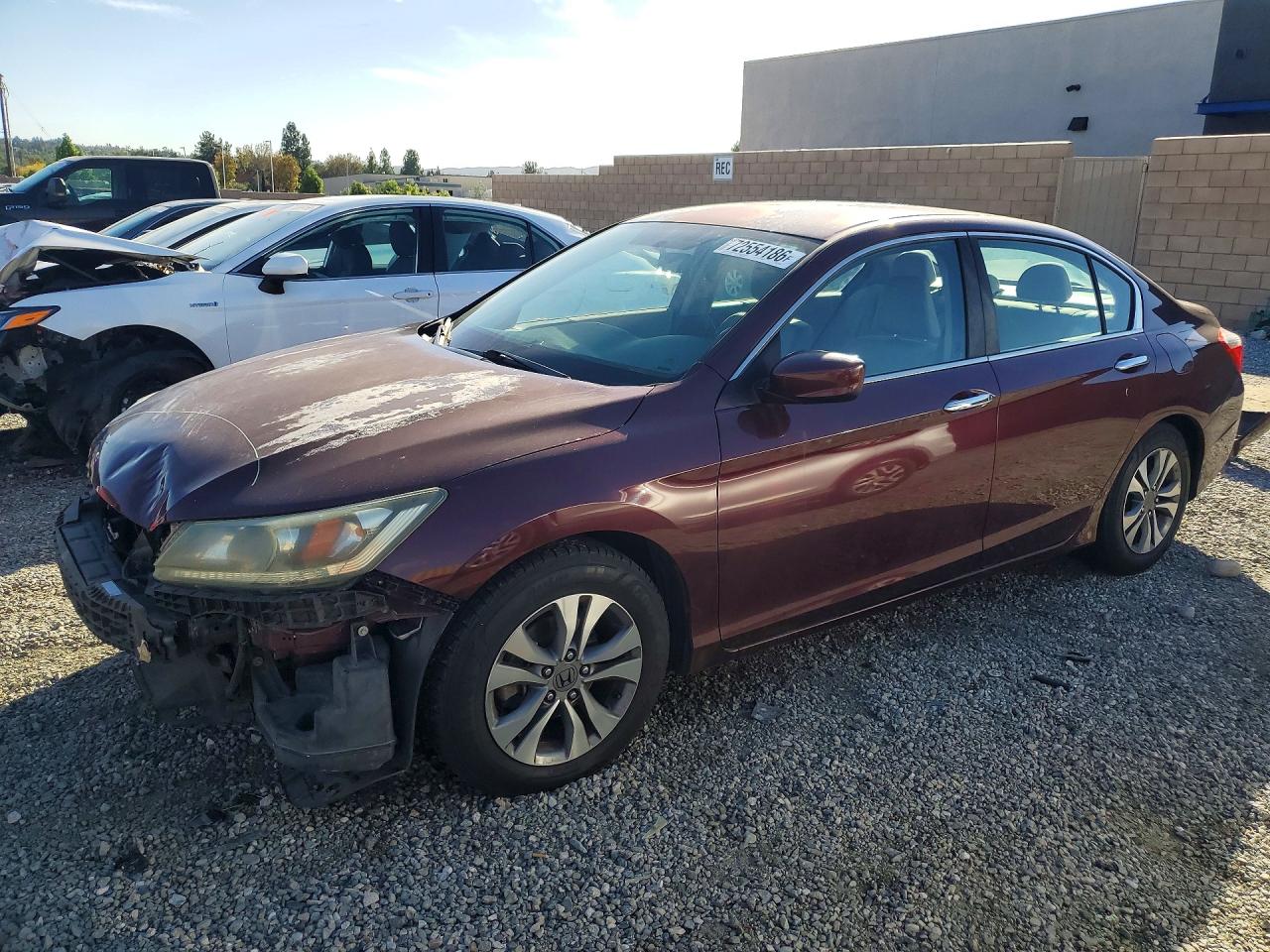 2014 HONDA ACCORD LX | 1HGCR2F33EA113587 | UPCARS