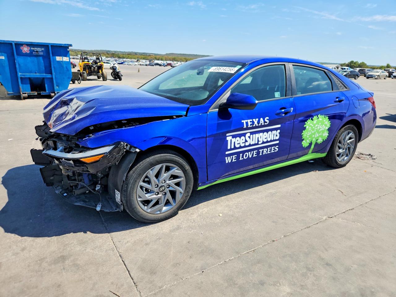 2025 HYUNDAI ELANTRA BLUE | KMHLM4DJ7SU146530 | UPCARS
