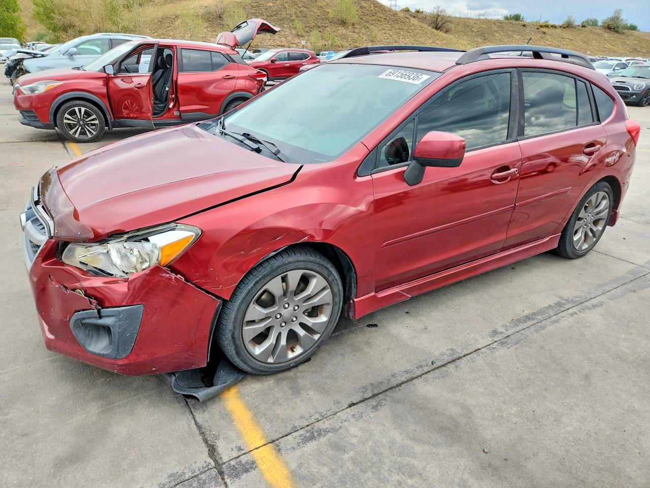 2012 SUBARU IMPREZA SPORT LIMITED | JF1GPAR62CH240086 | UPCARS