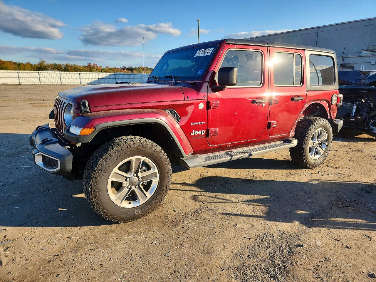 2021 JEEP WRANGLER SAHARA | 1C4HJXEM4MW701891 | UPCARS