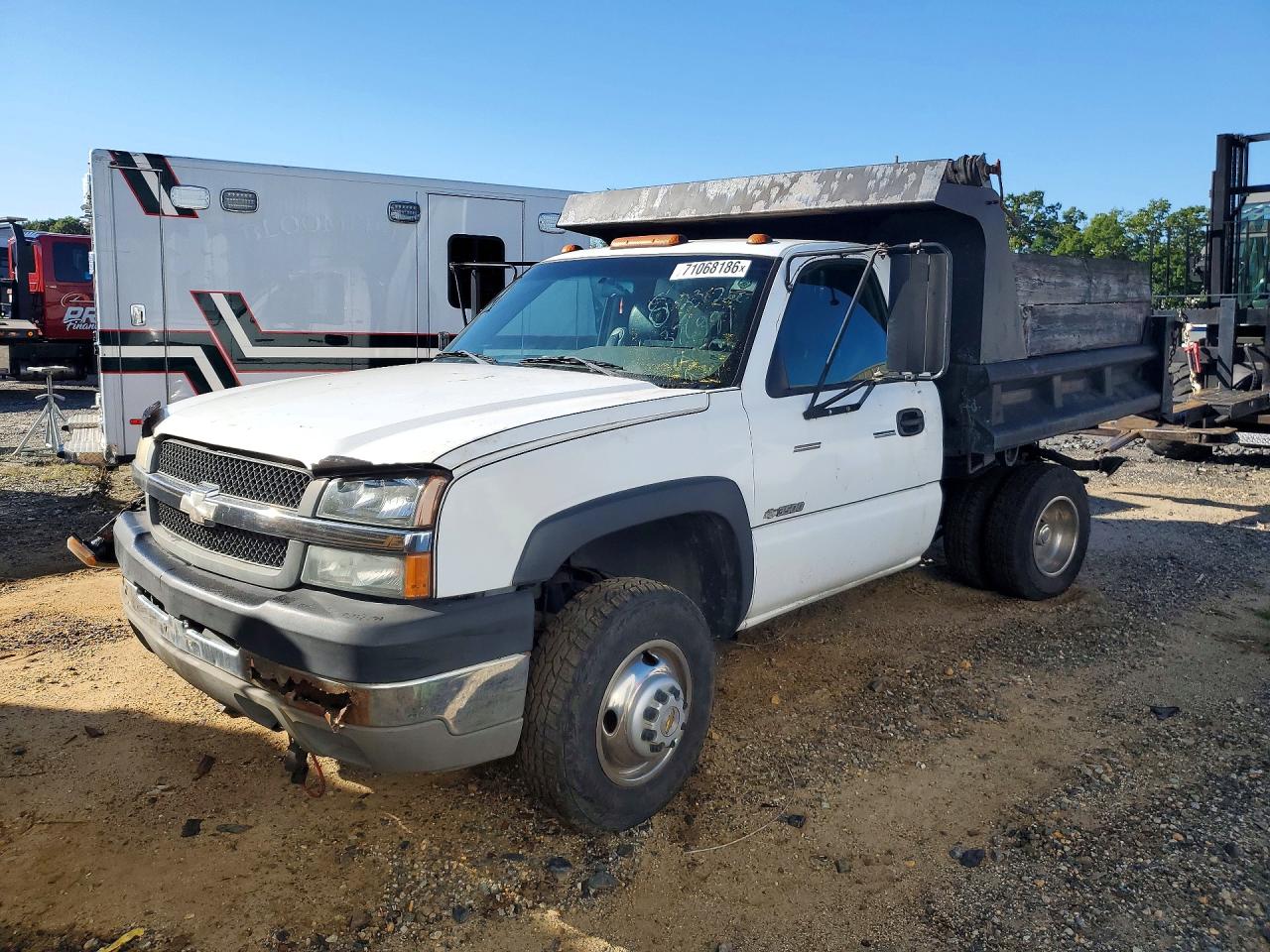 2003 CHEVROLET SILVERADO DUMP TRUCK | 1GBJK34U63E312087 | UPCARS