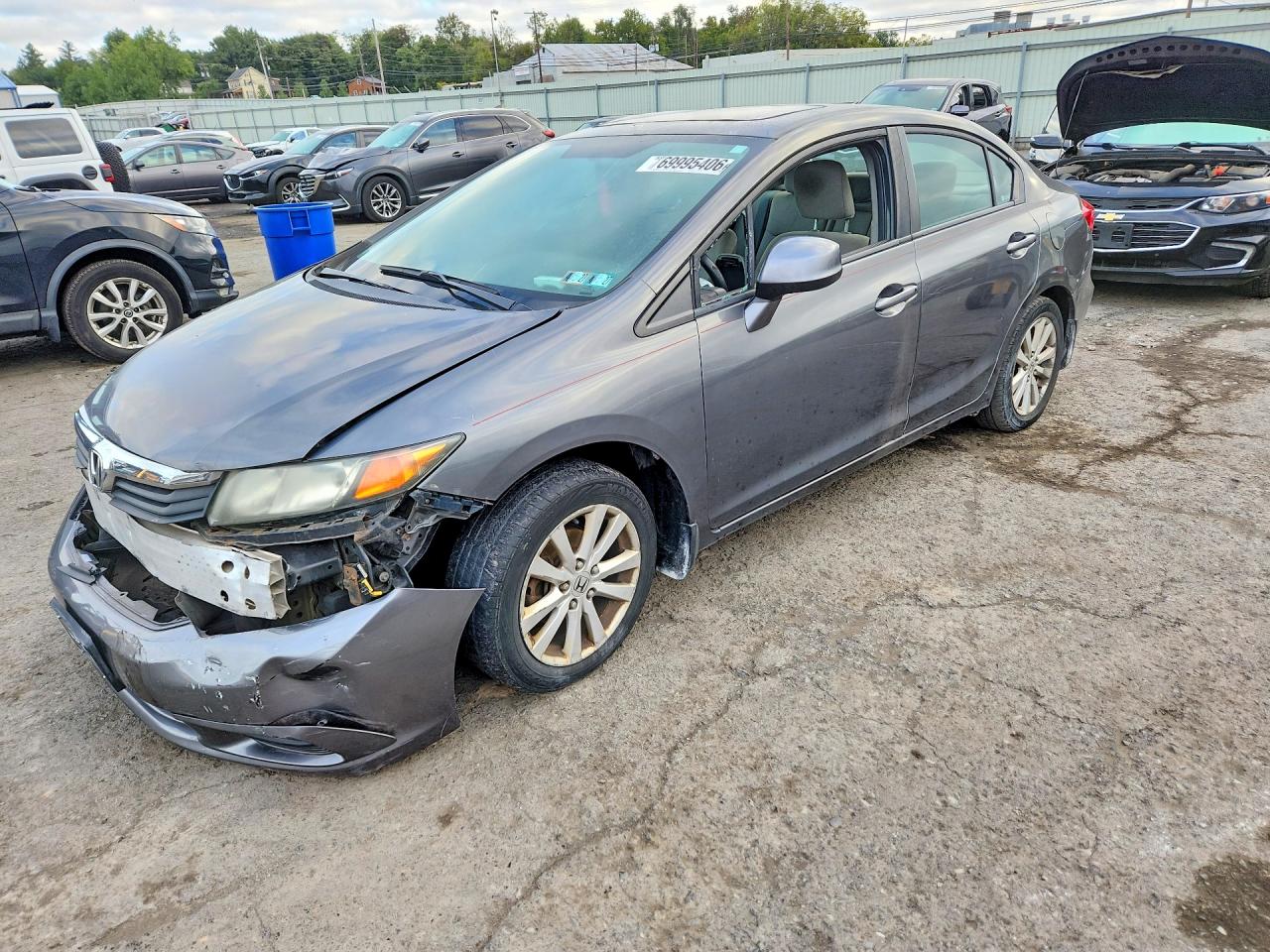 2012 HONDA CIVIC EX | 2HGFB2F89CH524679 | UPCARS