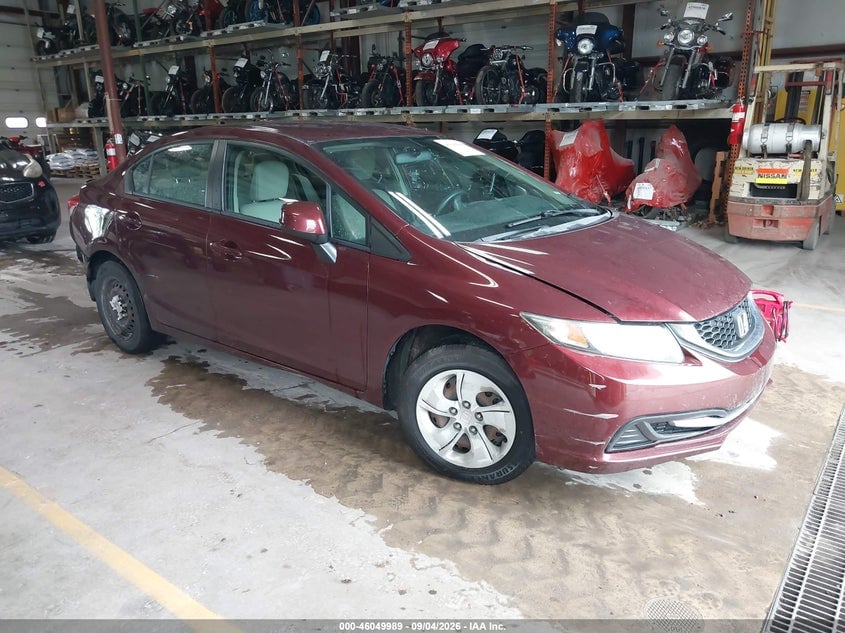 2013 HONDA CIVIC LX | 19XFB2F58DE066277 | UPCARS
