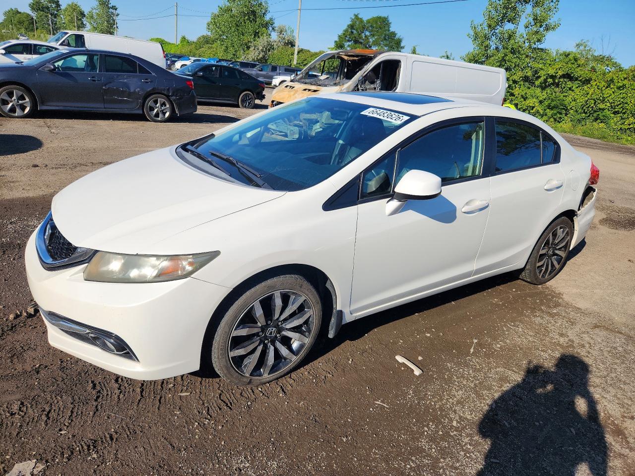 2013 HONDA CIVIC TOURING | 2HGFB2F72DH107557 | UPCARS
