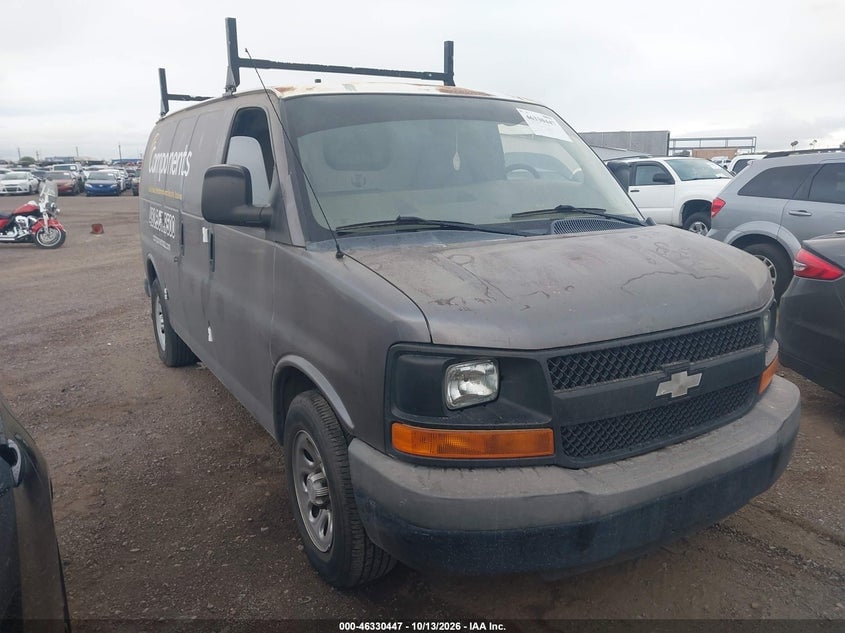 2012 CHEVROLET EXPRESS 1500 WORK VAN | 1GCSGAFX6C1103209 | UPCARS