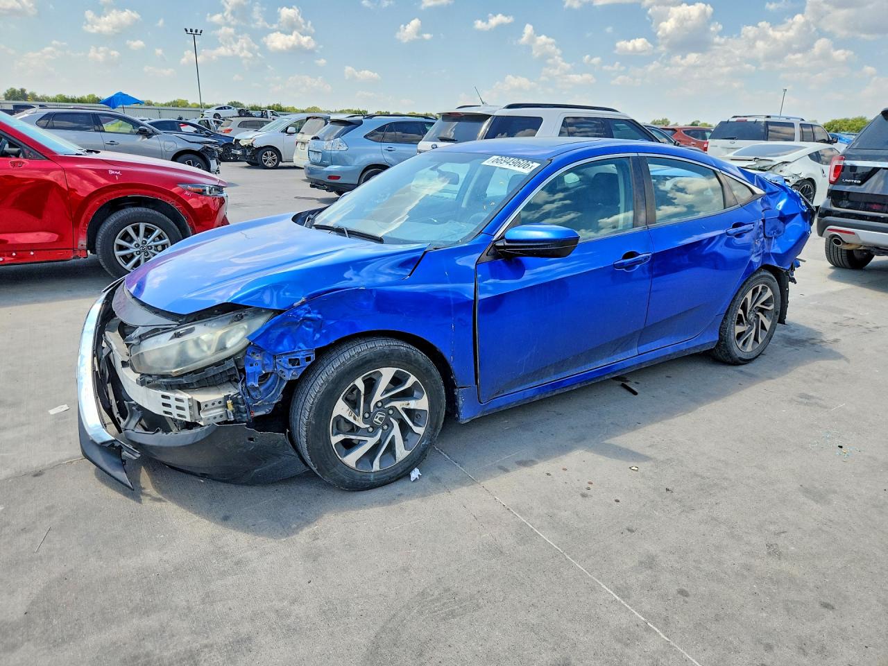 2018 HONDA CIVIC EX | 2HGFC2F79JH552743 | UPCARS