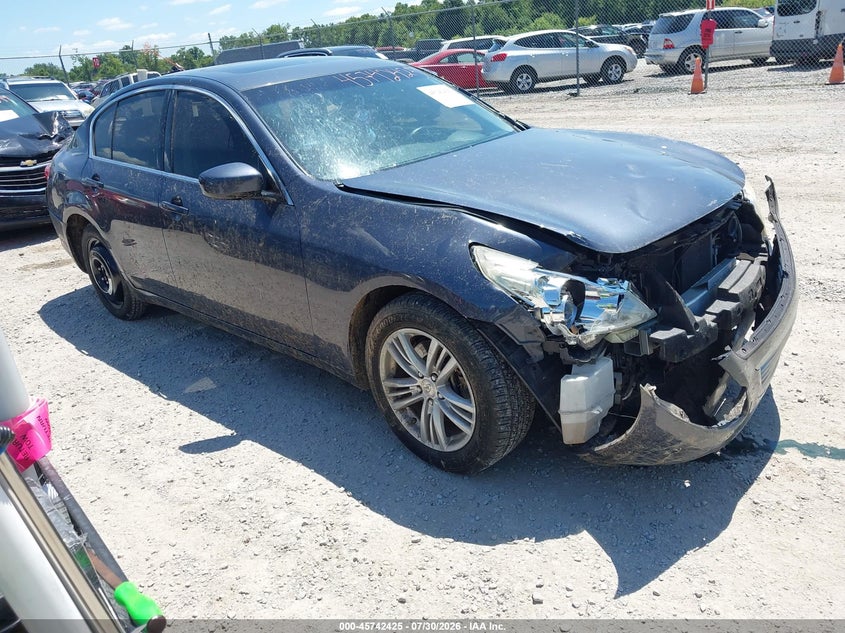 2012 INFINITI G25X | JN1DV6AR1CM860427 | UPCARS