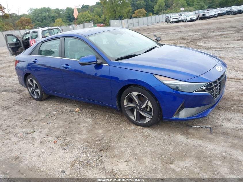 2021 HYUNDAI ELANTRA LIMITED | 5NPLP4AG5MH021088 | UPCARS