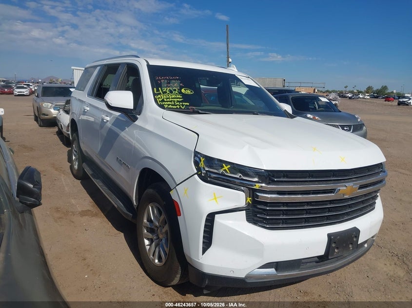 2022 CHEVROLET SUBURBAN 2WD LT | 1GNSCCKDXNR249742 | UPCARS