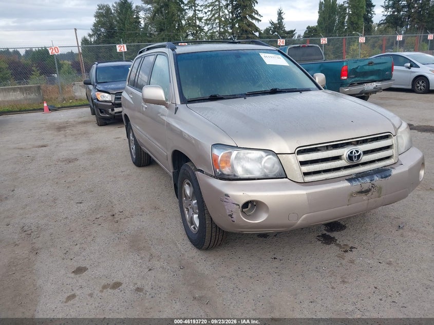 2006 TOYOTA HIGHLANDER V6 | JTEDP21A560093442 | UPCARS