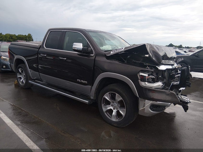 2019 RAM 1500 LARAMIE  4X4 6'4 BOX | 1C6SRFDT2KN675125 | UPCARS
