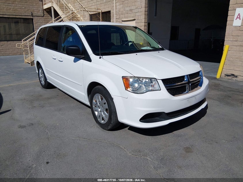 2016 DODGE GRAND CARAVAN SE | 2C4RDGBG8GR106114 | UPCARS