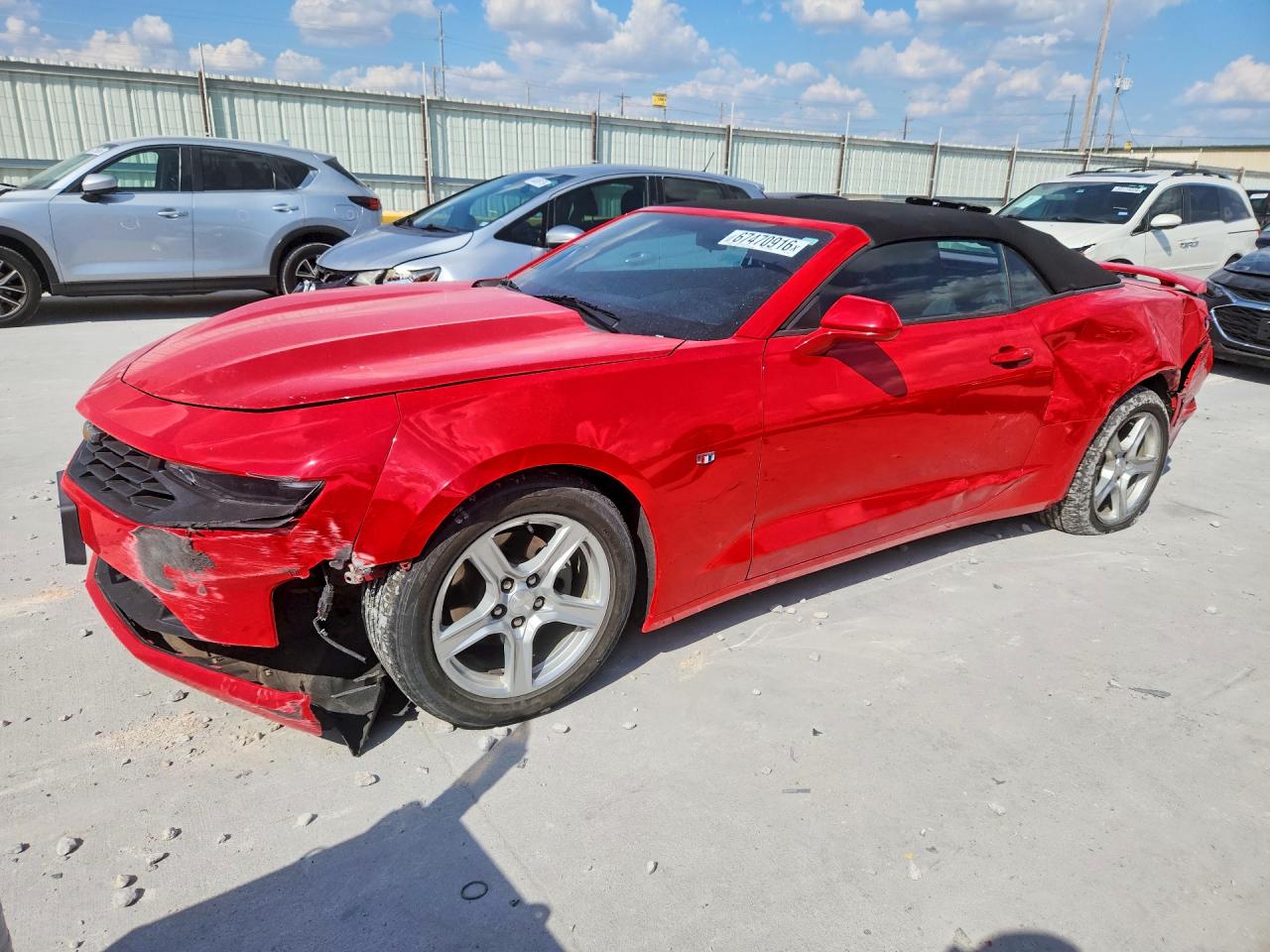 2019 CHEVROLET CAMARO LS | 1G1FB3DS3K0147197 | UPCARS
