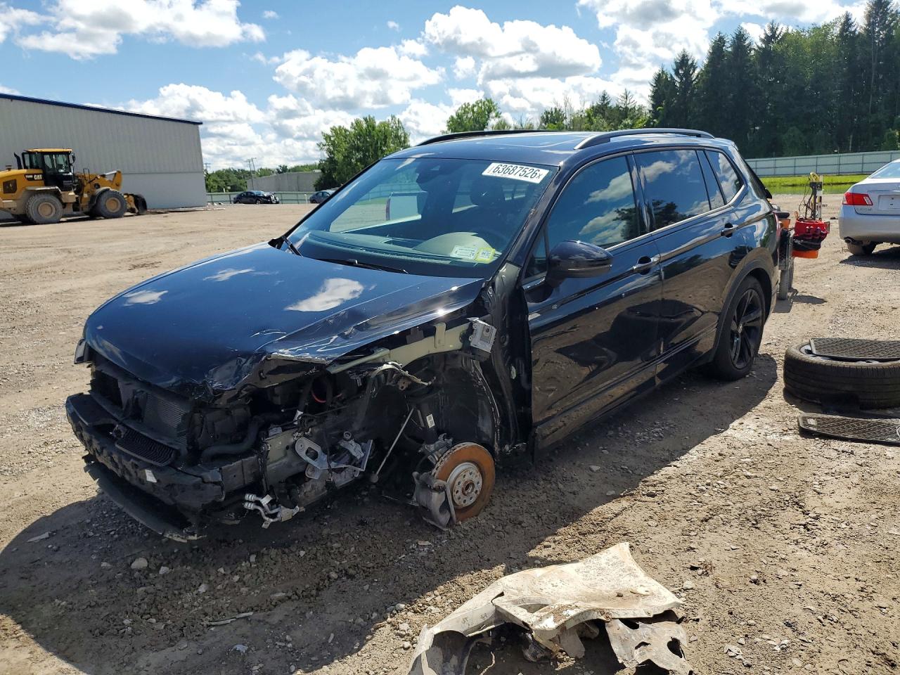 2024 VOLKSWAGEN TIGUAN SE R-LINE BLACK | 3VV8B7AX1RM110391 | UPCARS
