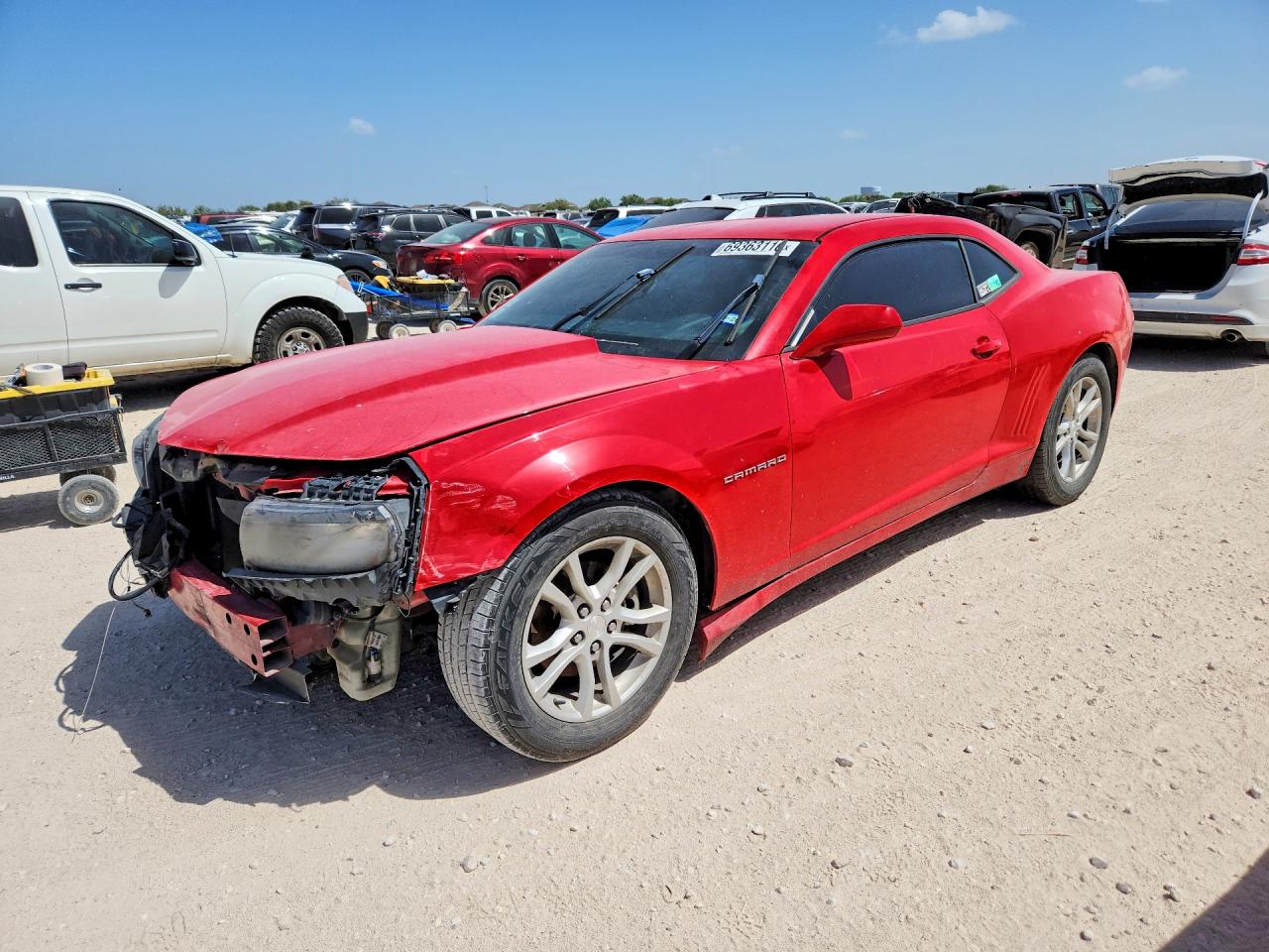 2014 CHEVROLET CAMARO LS | 2G1FA1E37E9168000 | UPCARS