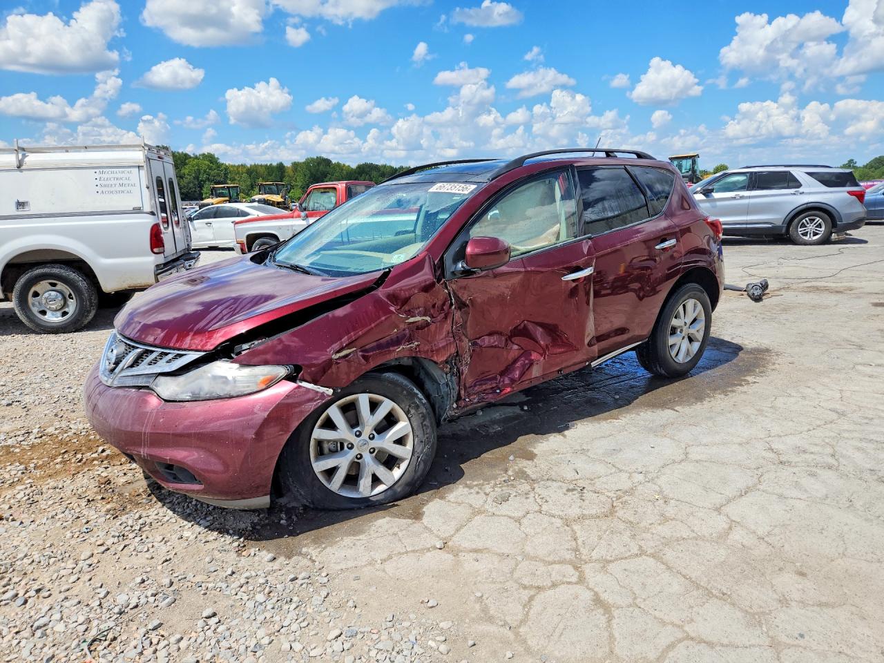 2011 NISSAN MURANO S | JN8AZ1MU8BW054132 | UPCARS