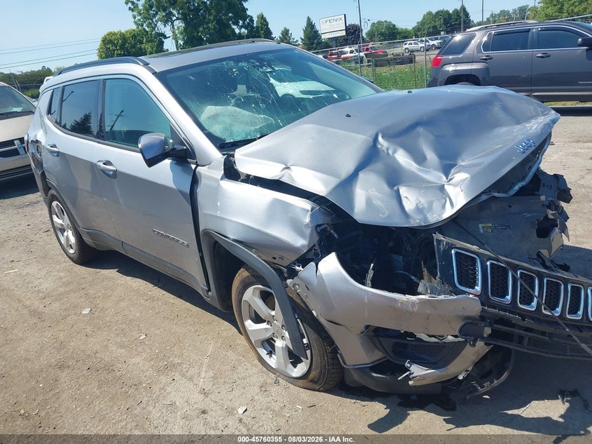 2019 JEEP COMPASS LATITUDE FWD | 3C4NJCBBXKT844328 | UPCARS
