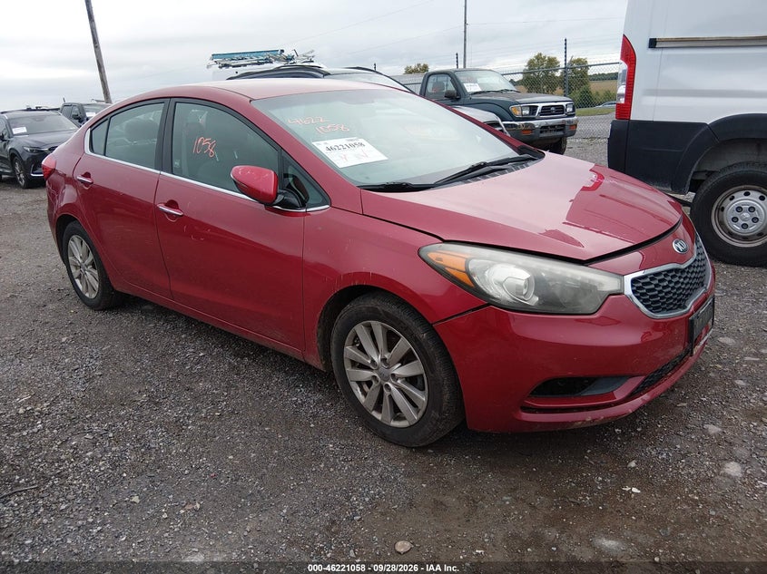 2014 KIA FORT EX | KNAFX4A85E5082977 | UPCARS