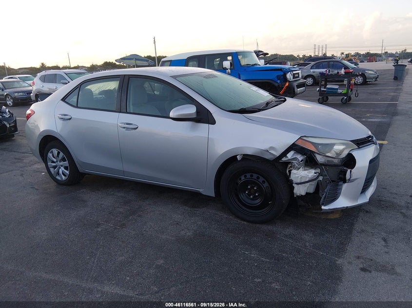 2015 TOYOTA COROLLA LE | 5YFBURHE1FP206699 | UPCARS