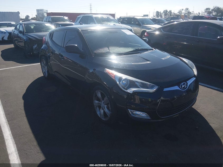 2014 HYUNDAI VELOSTER BASE W/RED | KMHTC6AD8EU190795 | UPCARS