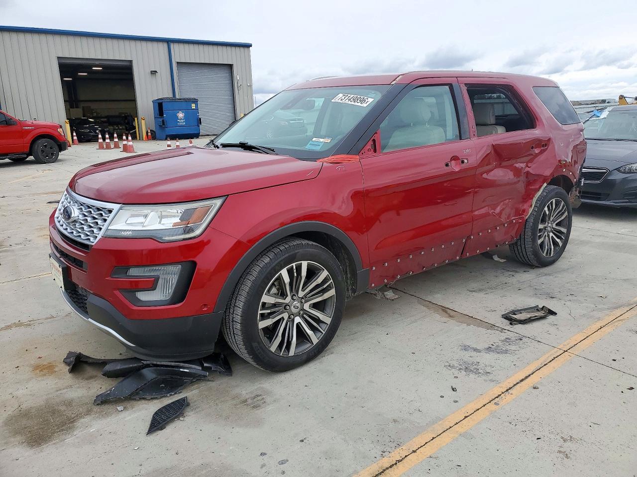 2017 FORD EXPLORER PLATINUM | 1FM5K8HT6HGC08640 | UPCARS
