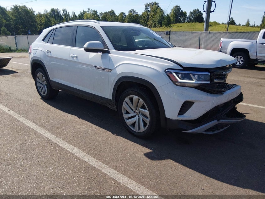 2021 VOLKSWAGEN ATLAS CROSS SPORT 3.6L V6 SE W/TECHNOLOGY | 1V2JE2CA7MC215402 | UPCARS